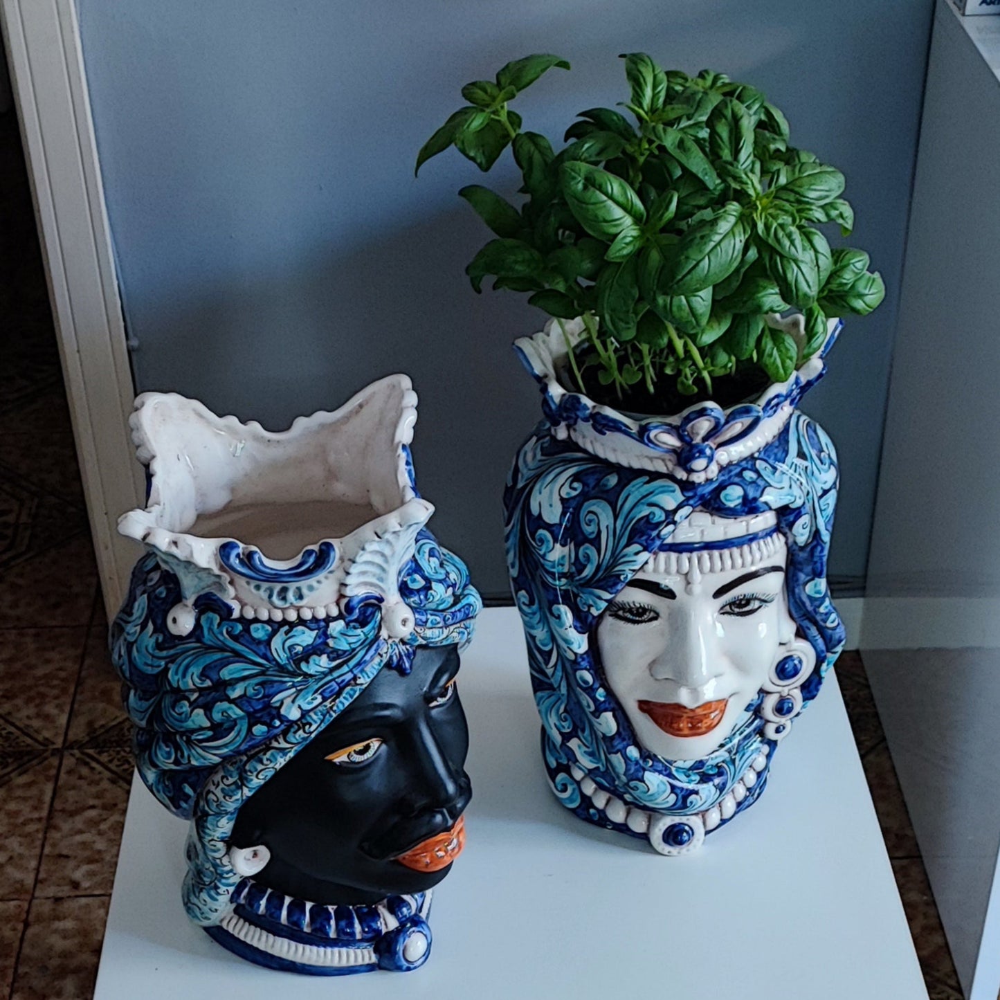 Teste di Moro Africane style 38cm