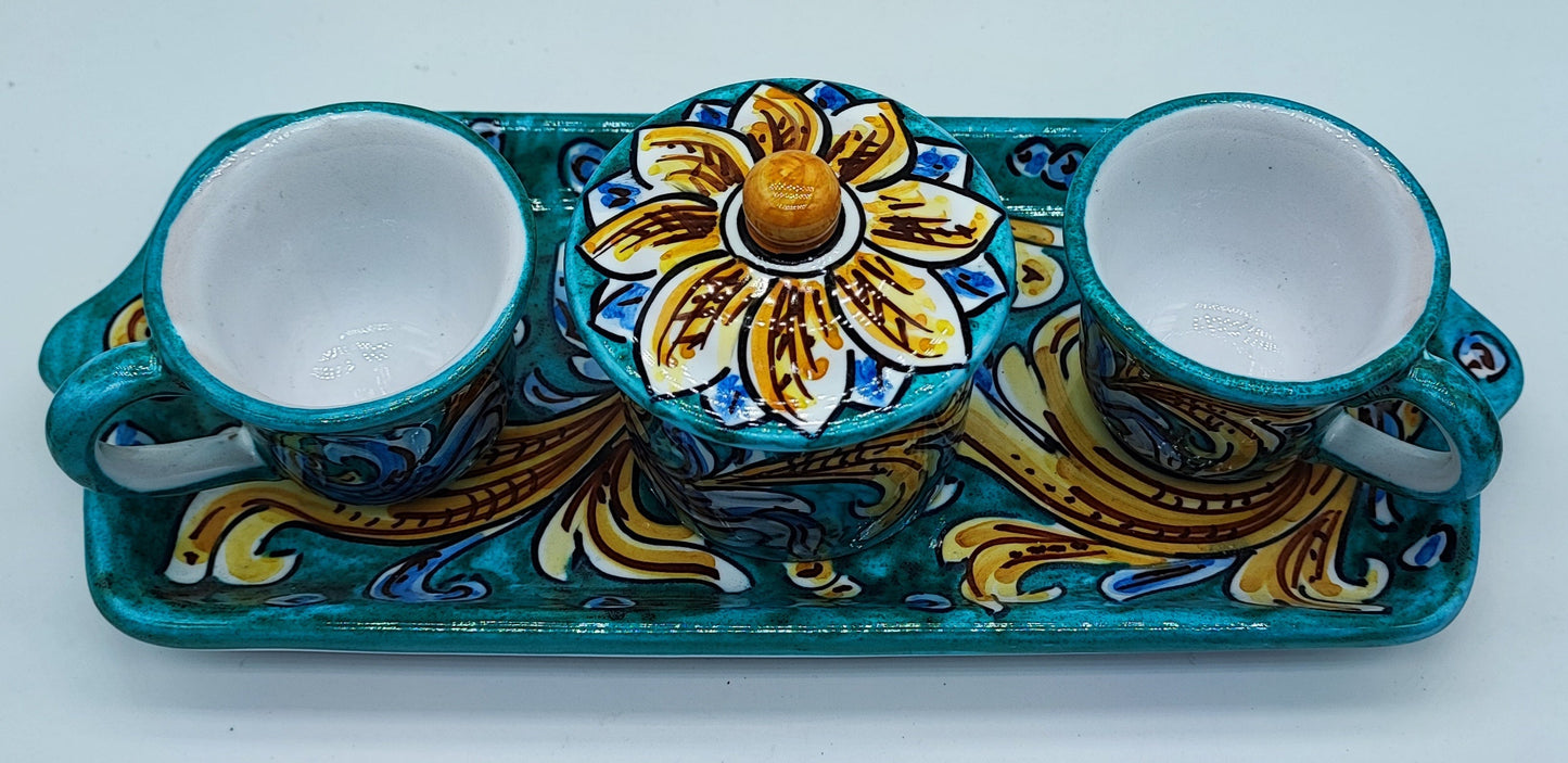 Baroque style tea set