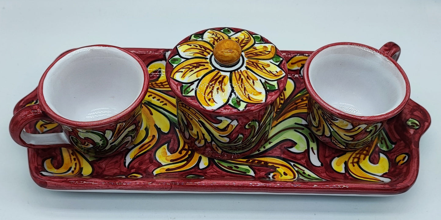 Baroque style tea set