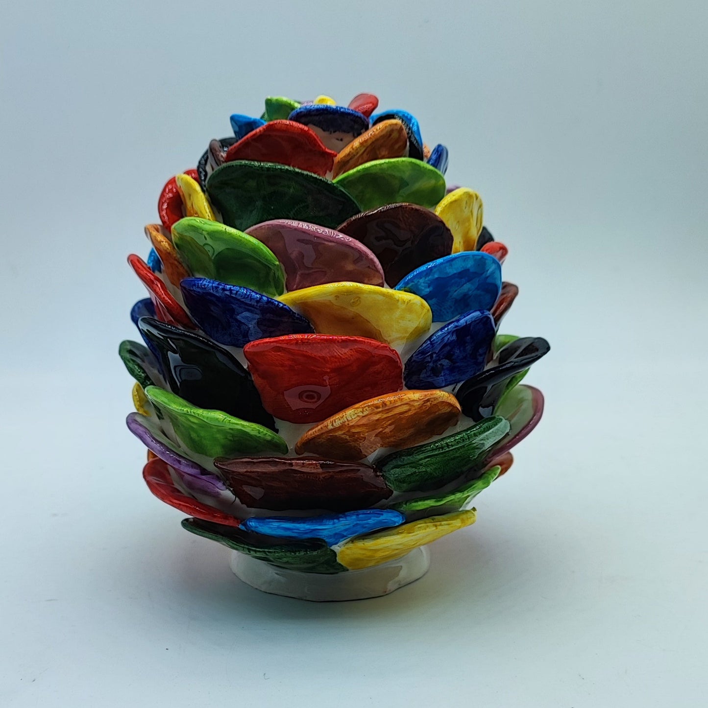 Italian Artichoke Pine Sculpture