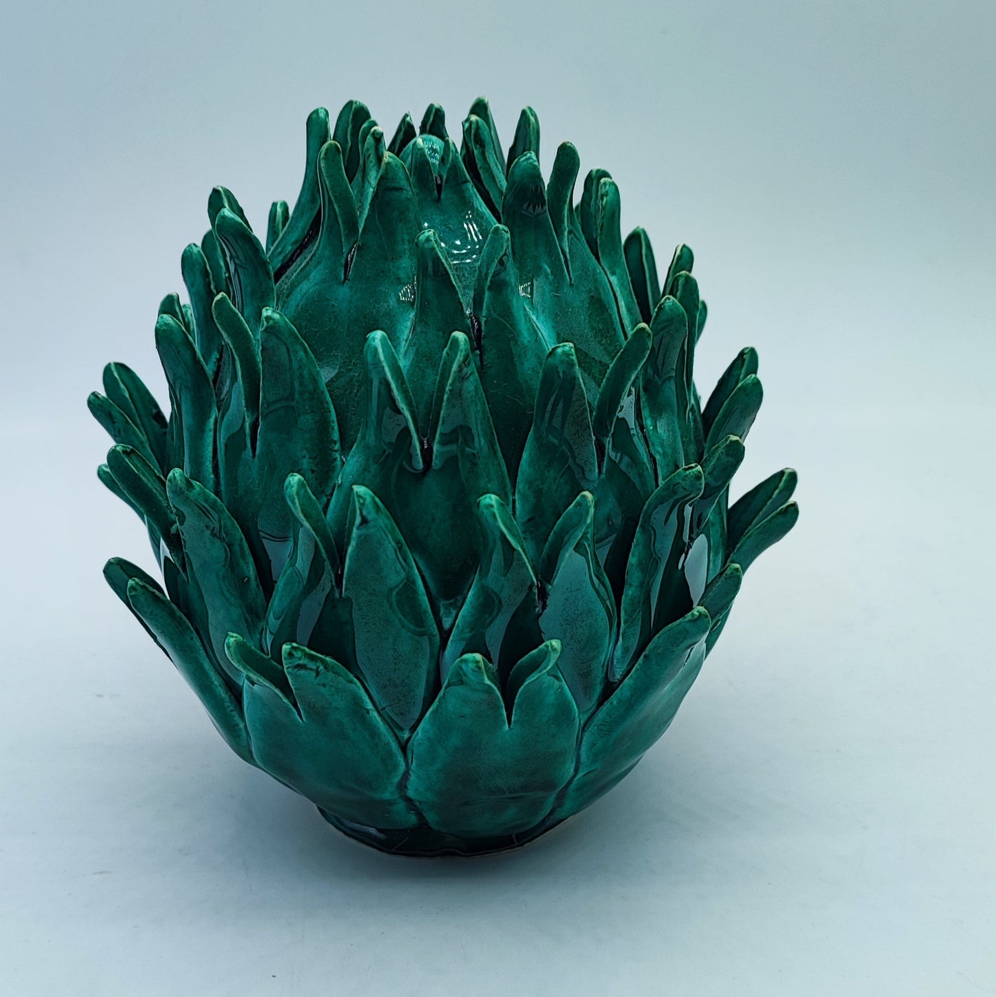 Artichoke Pine Ceramic Sculpture
