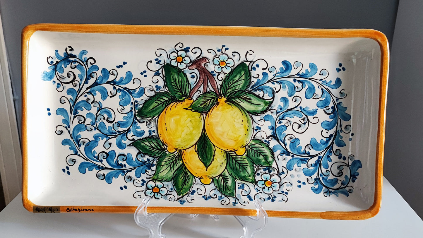 Baroque Ceramic Serving Tray