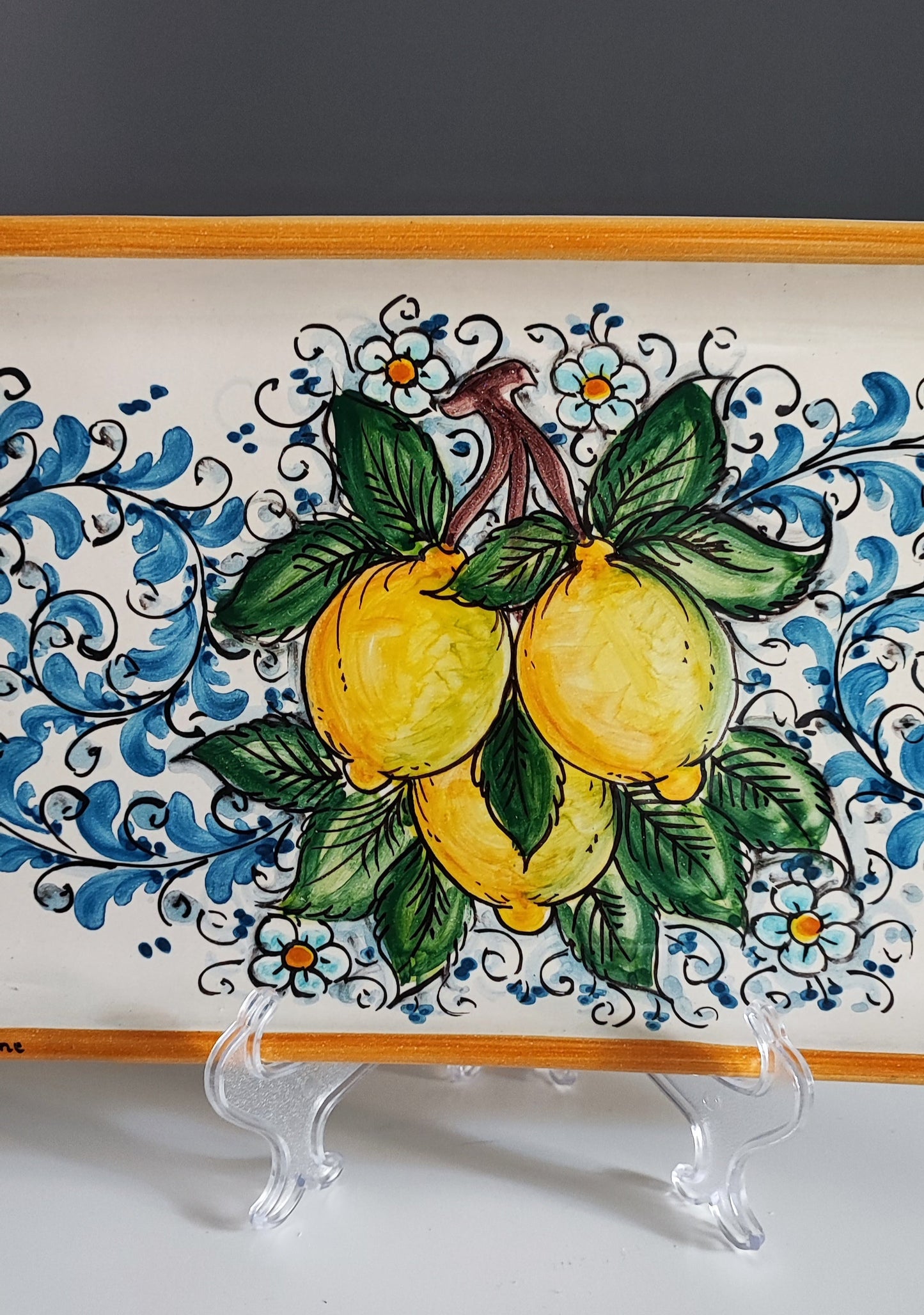 Baroque Style Ceramic Tray
