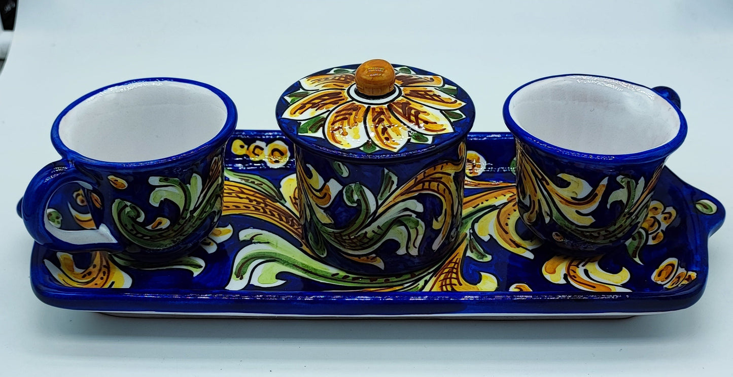 Sicilian pottery set