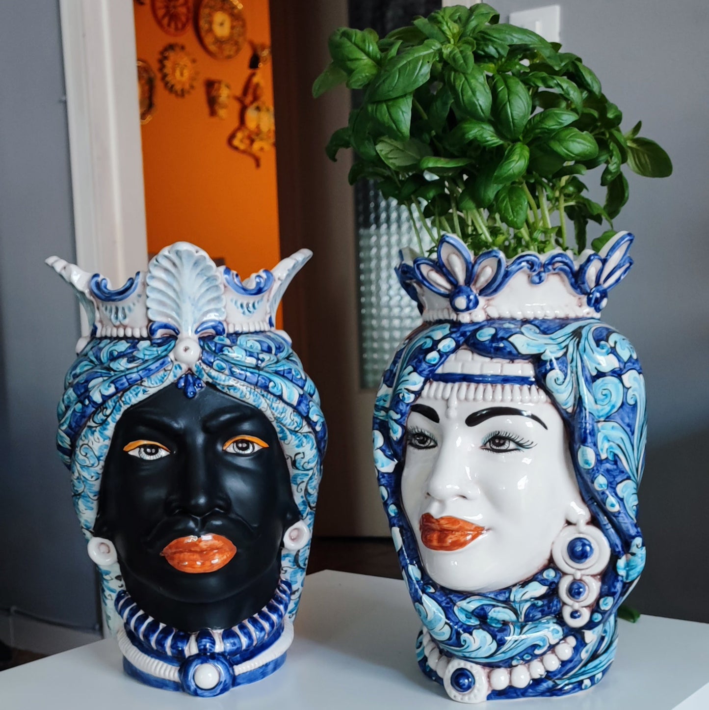 Teste di Moro Africane style 38cm