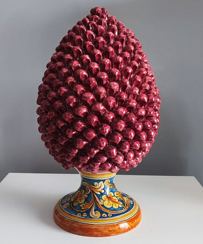Caltagirone pine cone decor