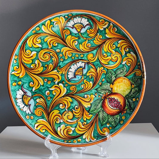 Italian Baroque Ceramic Plate