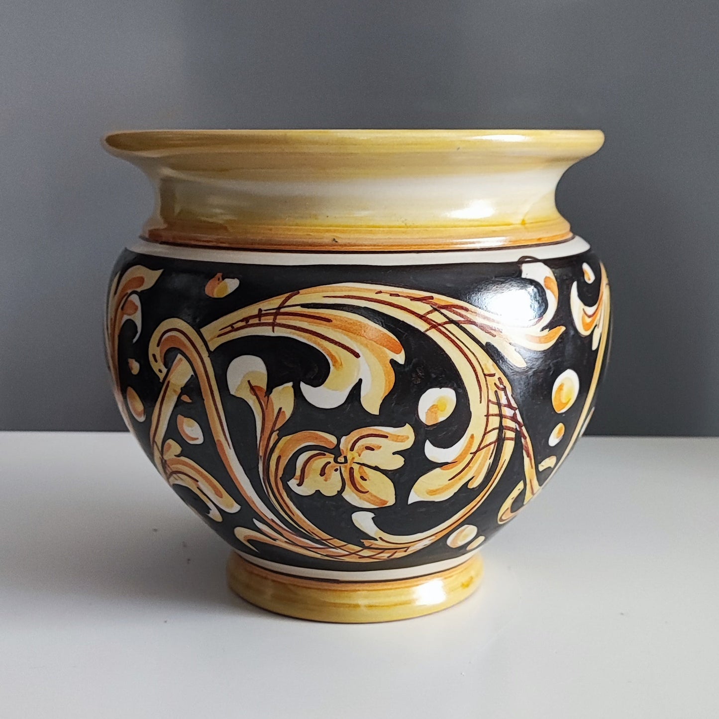 Italian ceramic vase