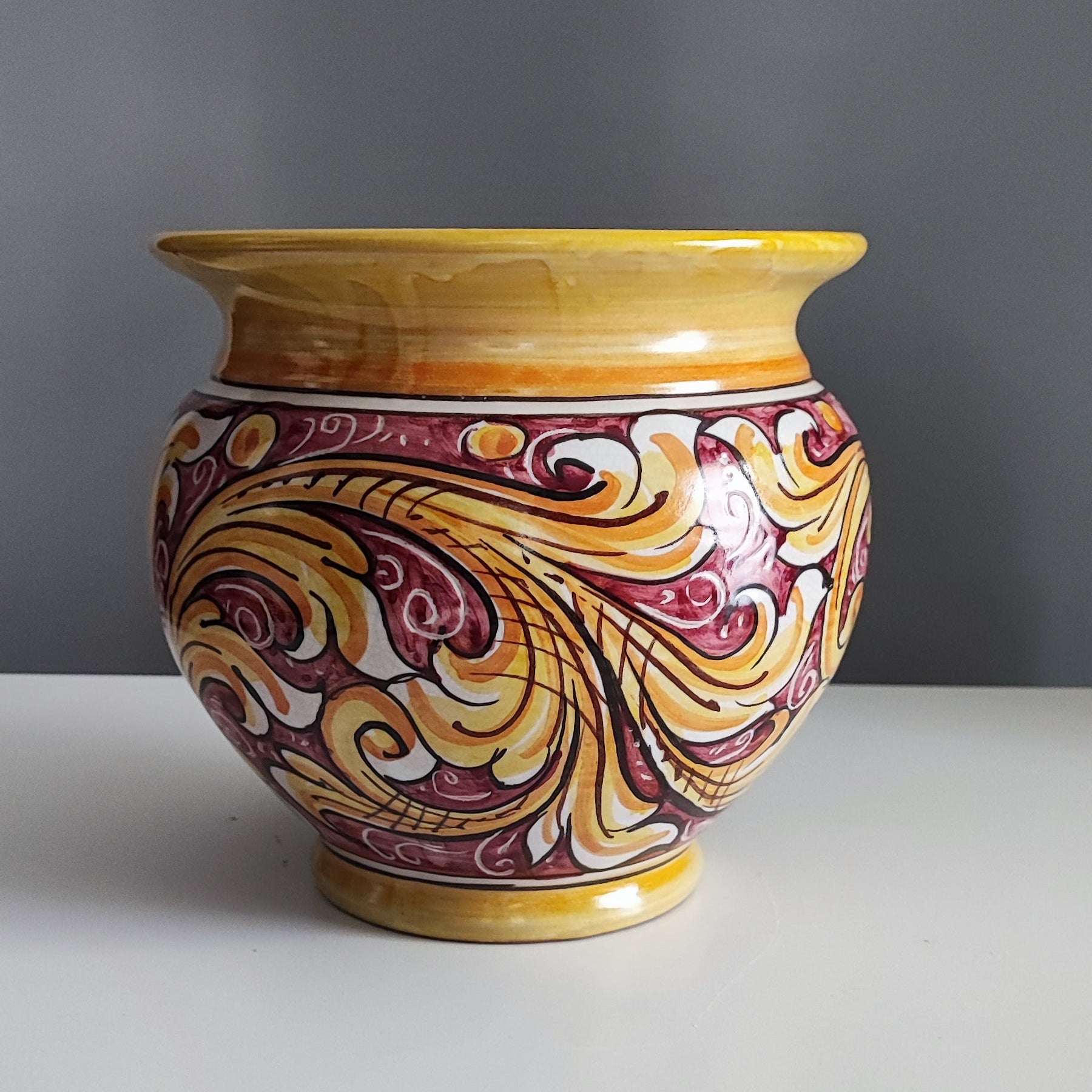 Unique Caltagirone vase