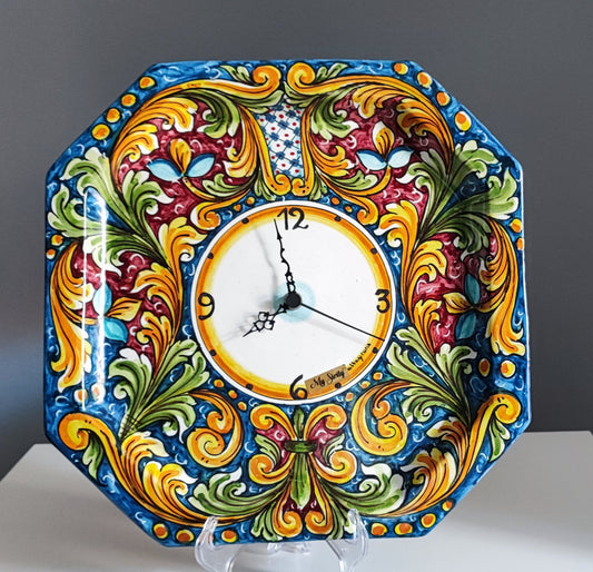 Hand-Painted Clock