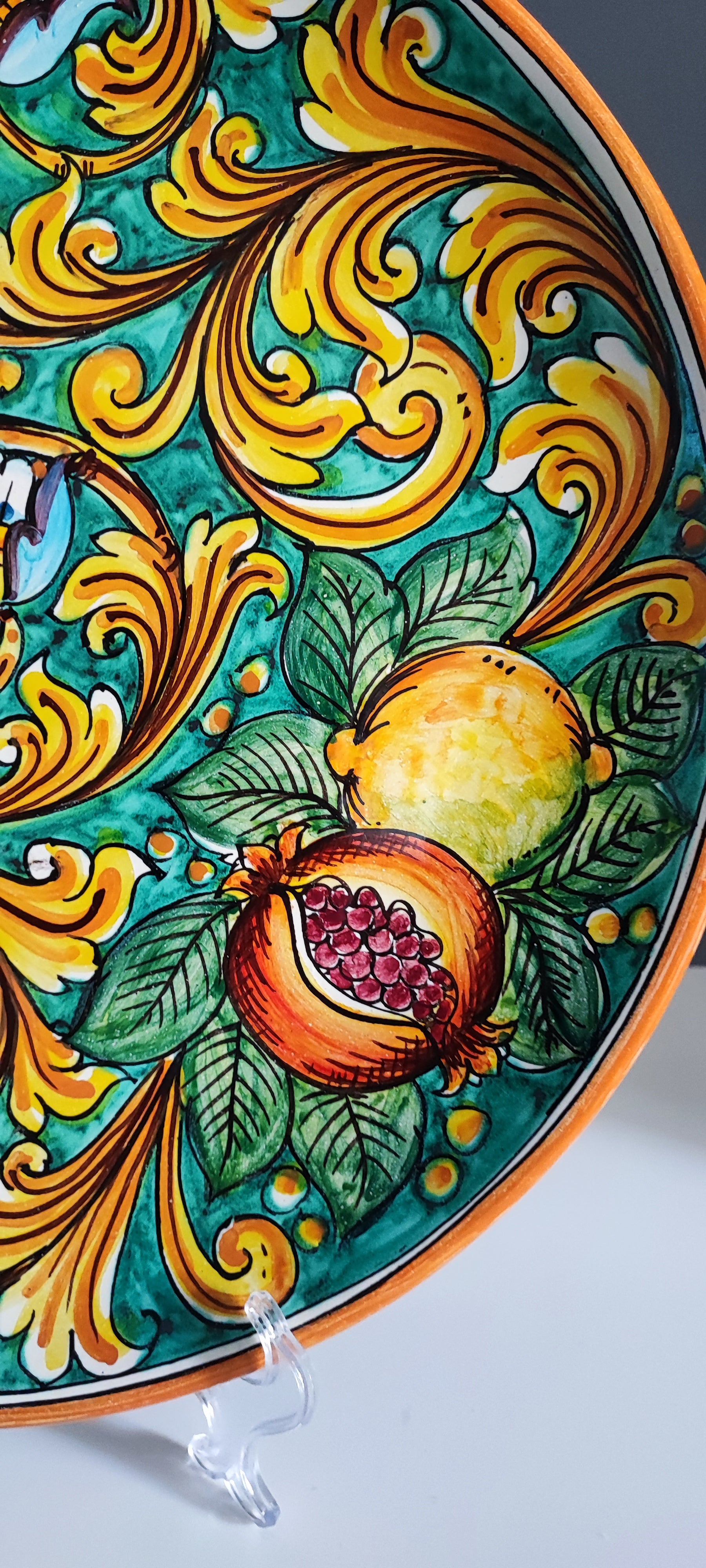 Baroque Ceramic Wall Plate