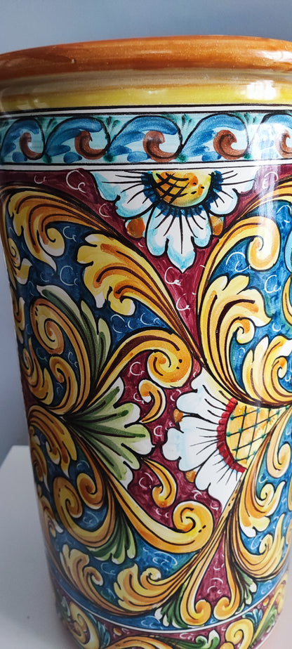 Italian ceramic umbrella holder