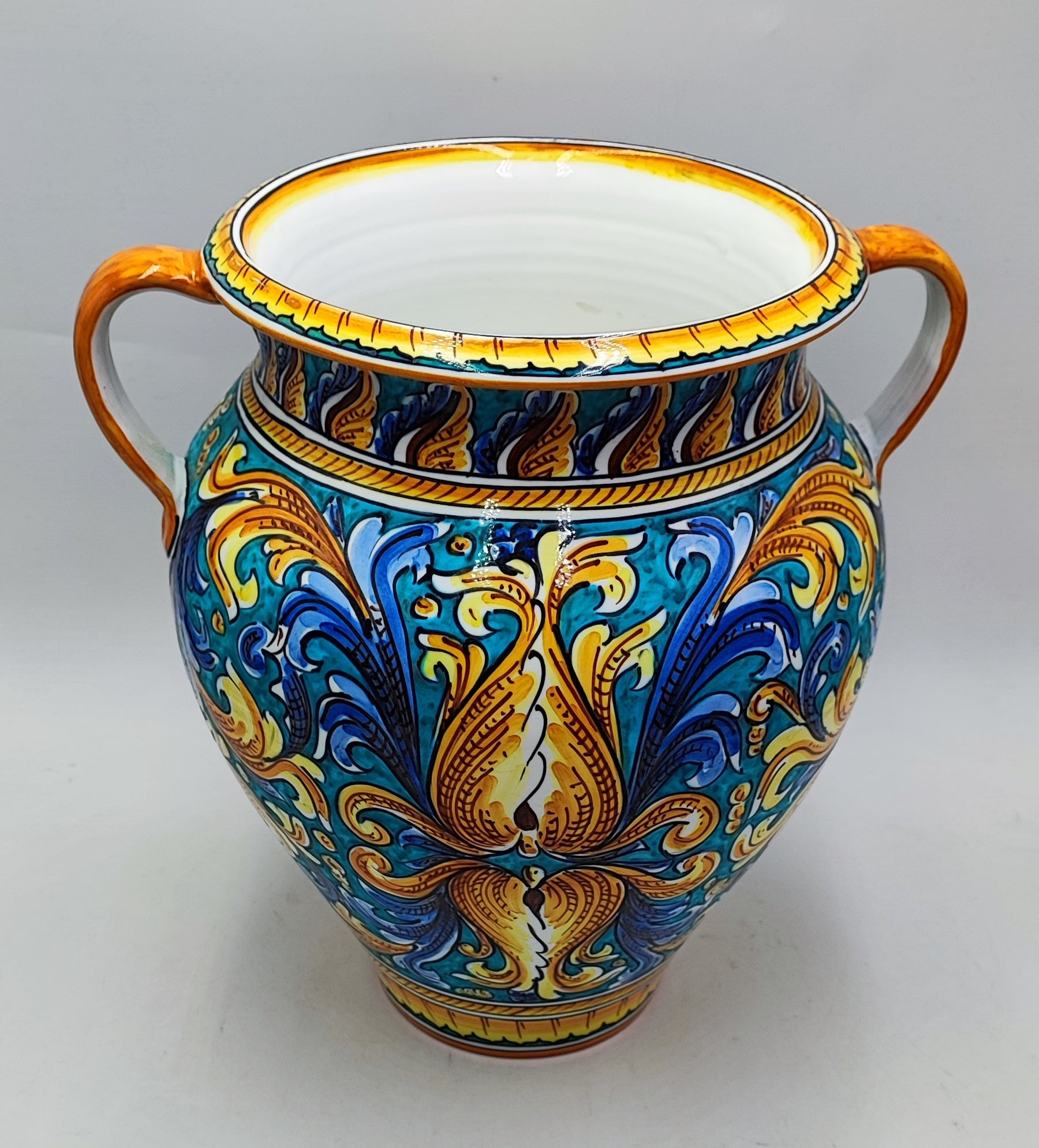 Handmade ceramic jar