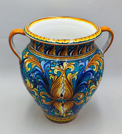 Handmade ceramic jar
