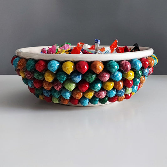 Table centre in Caltagirone pigna stile
