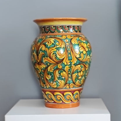 Portaombrelli siciliano della Ceramica di Caltagirone