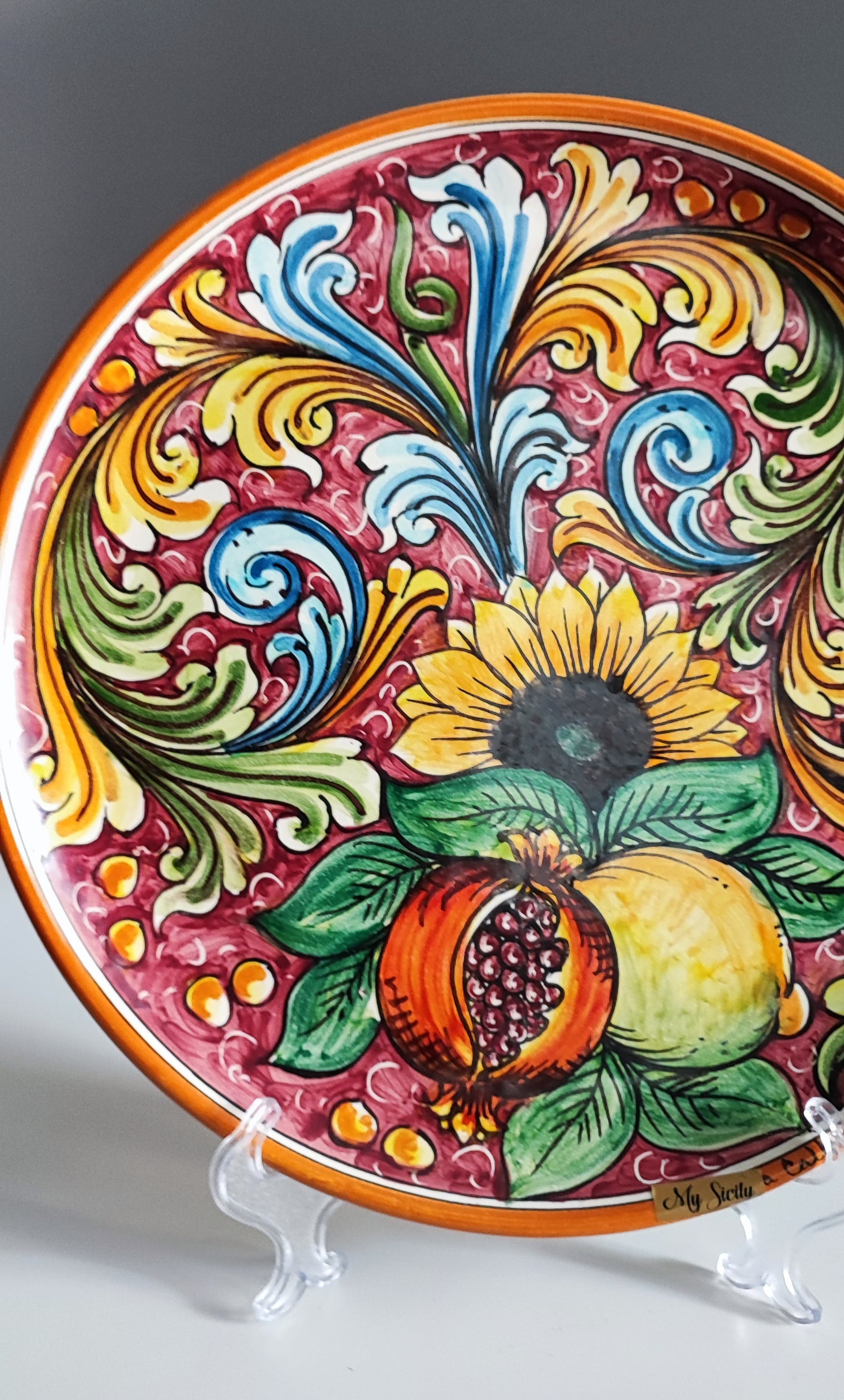 Baroque Art Plate for Sale