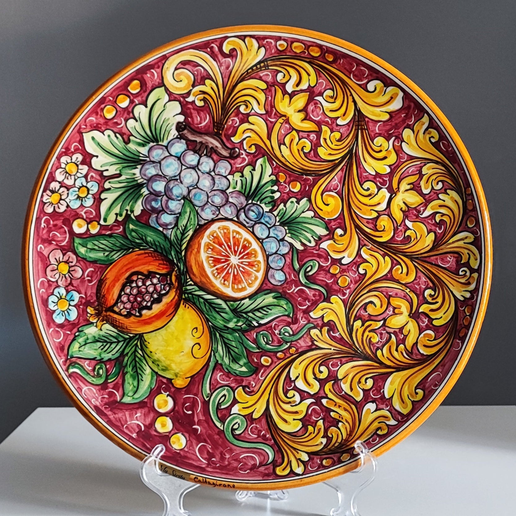 Baroque Art Plate for Sale