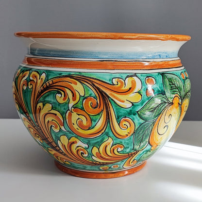 Caltagirone Baroque Ceramic Vase Holder