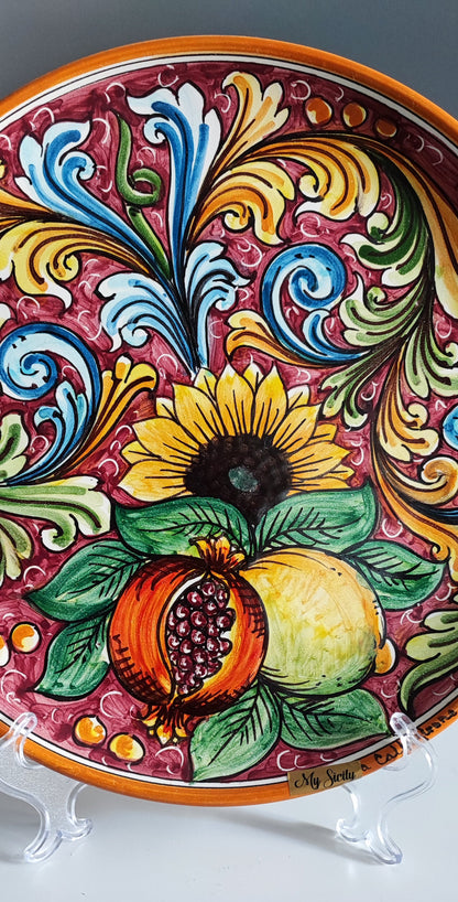 Caltagirone Pottery Plate