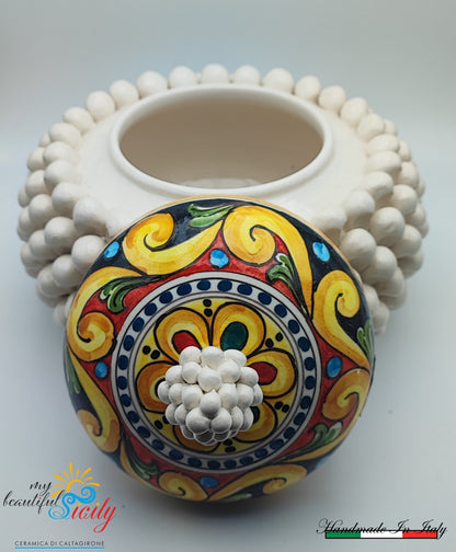Ceramic cookie tin