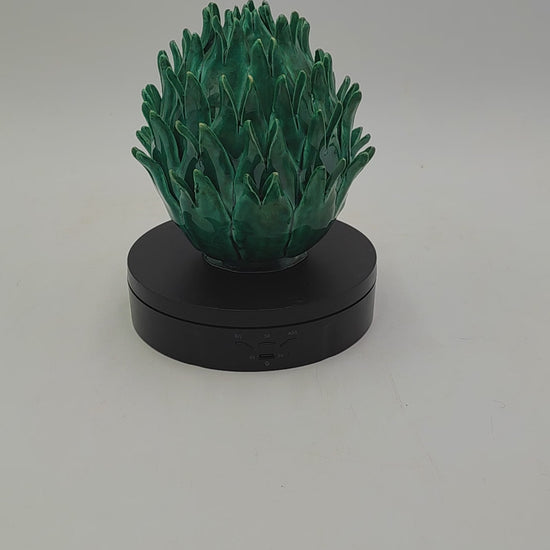 Hand-painted Caltagirone Artichoke Pine